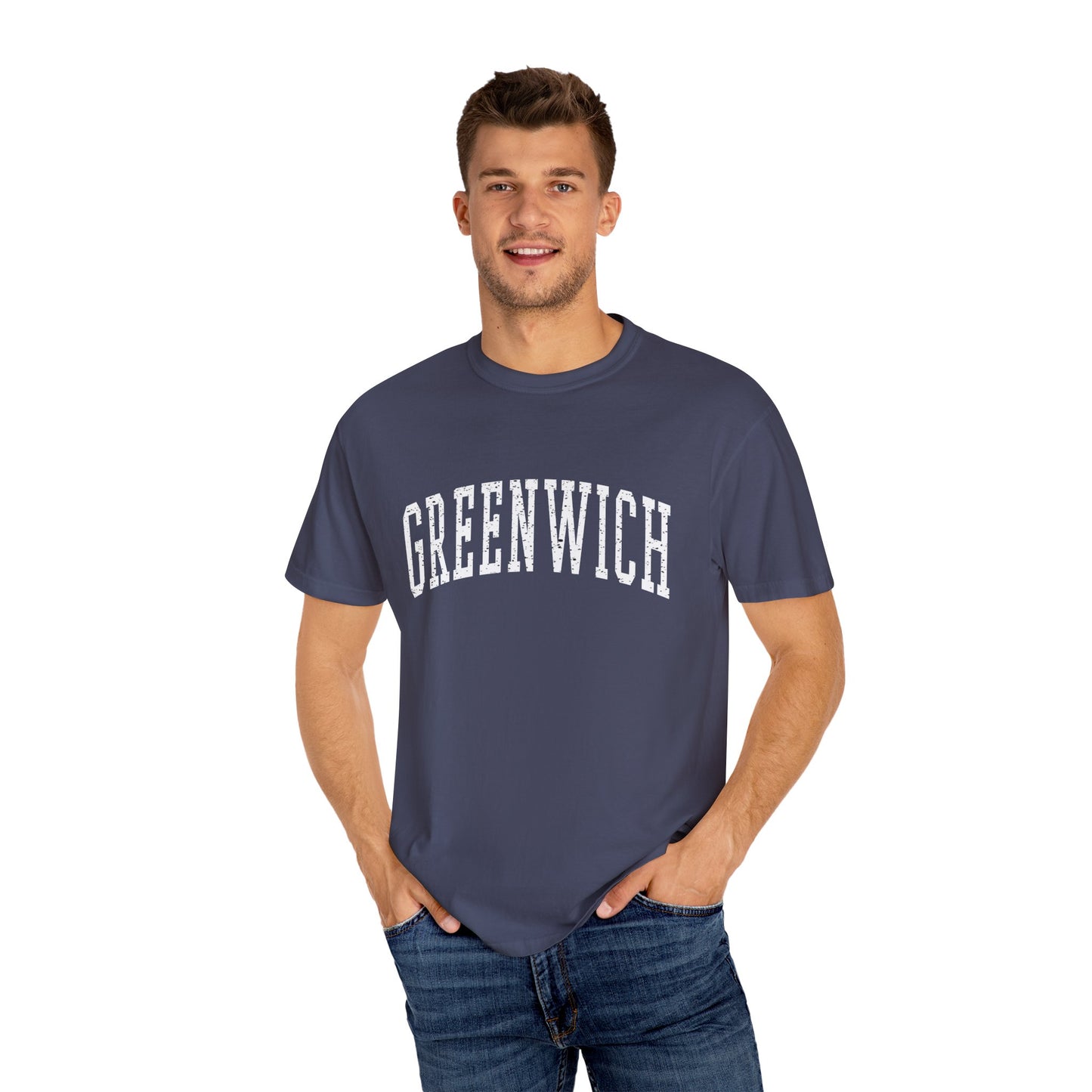 Greenwich CT Classic Block T-shirt