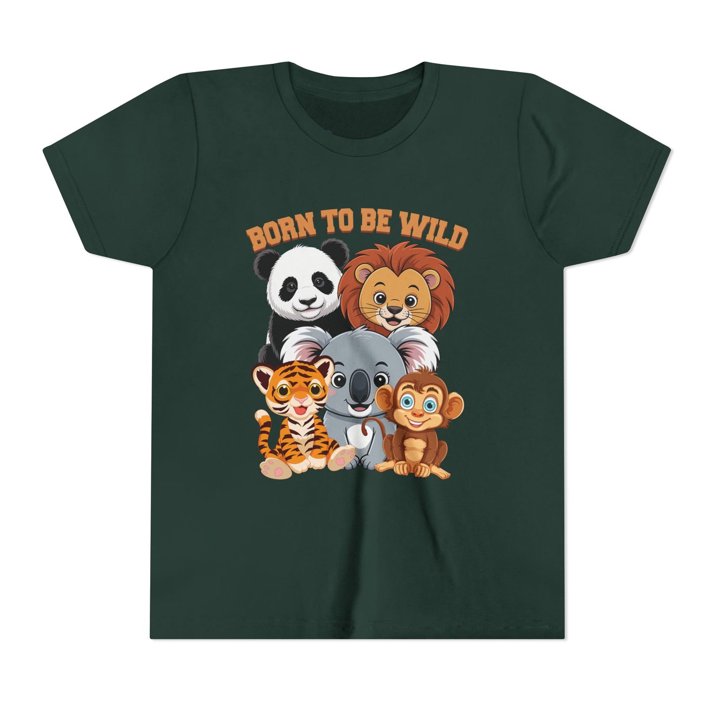 Born to Be Wild Animal Friends Kids T-Shirt