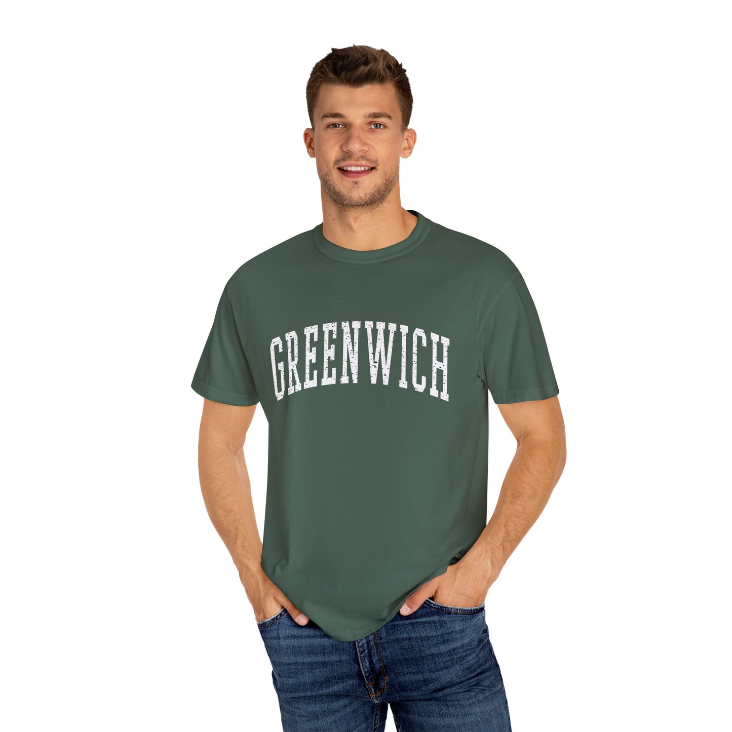Greenwich CT Classic Block T-shirt