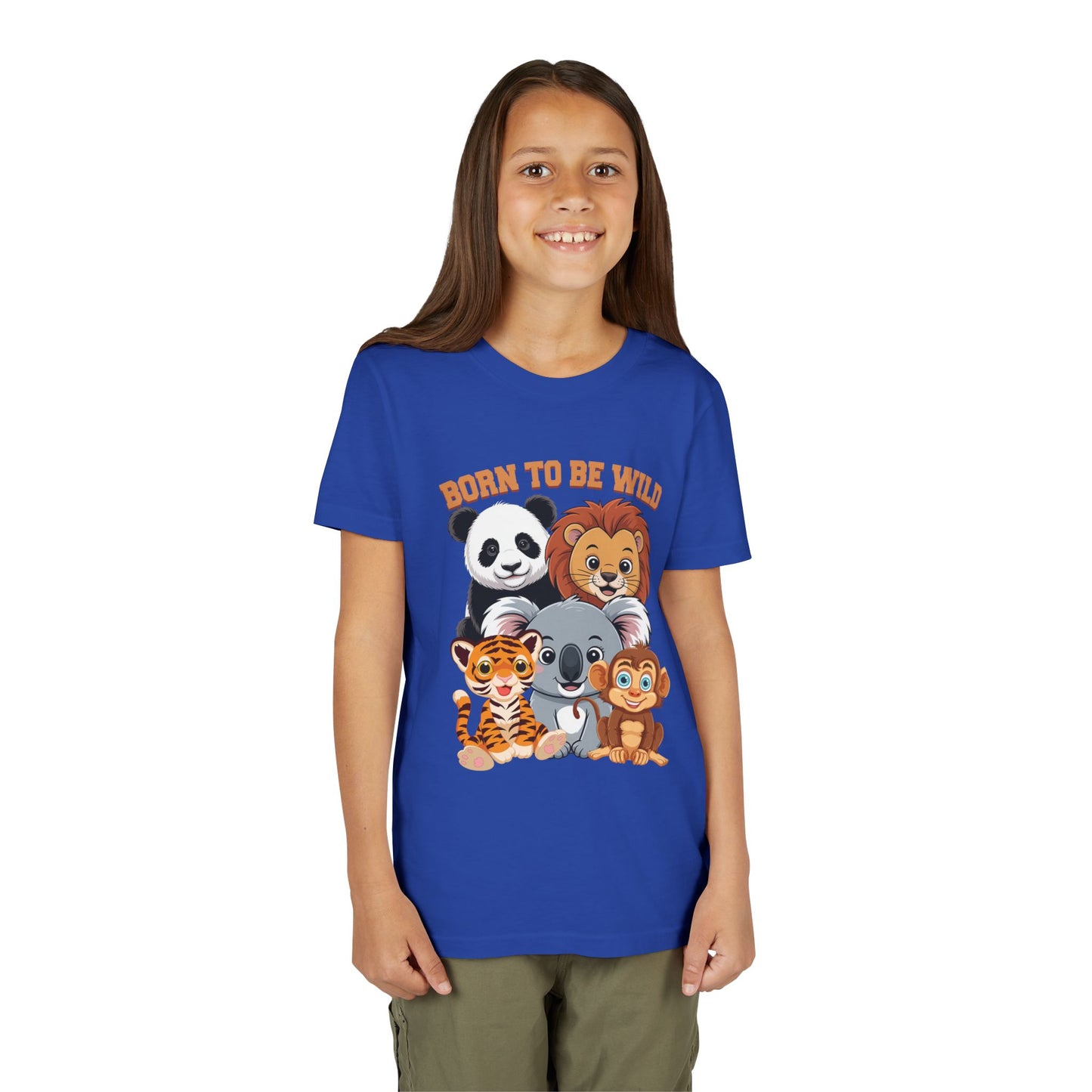 Born to Be Wild Animal Friends Kids T-Shirt