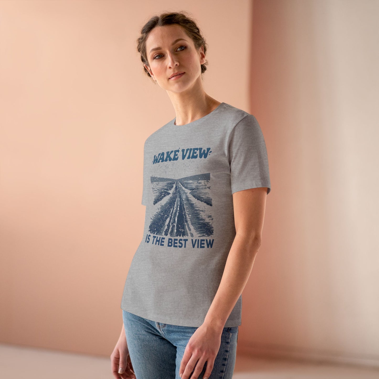 Women's Wake View is The Best View Semi-Relaxed T-Shirt - 3 colors