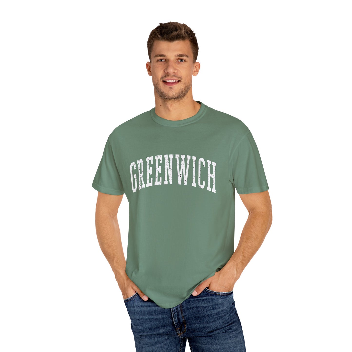 Greenwich CT Classic Block T-shirt