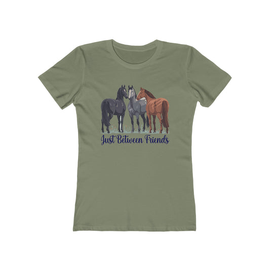 Women's Just Between Friends Horse T-Shirt - 7 colors