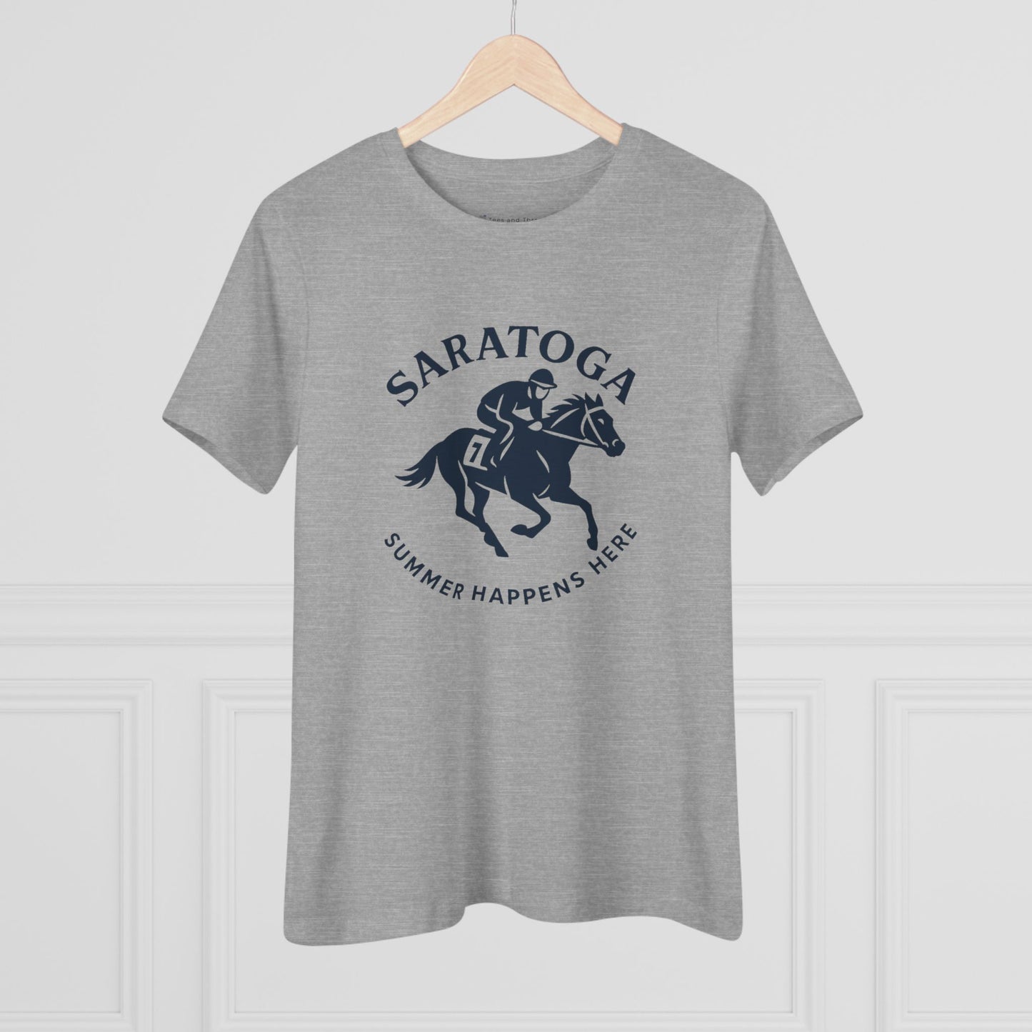 Women's Saratoga Summer Happens Here Semi-Relaxed T-Shirt