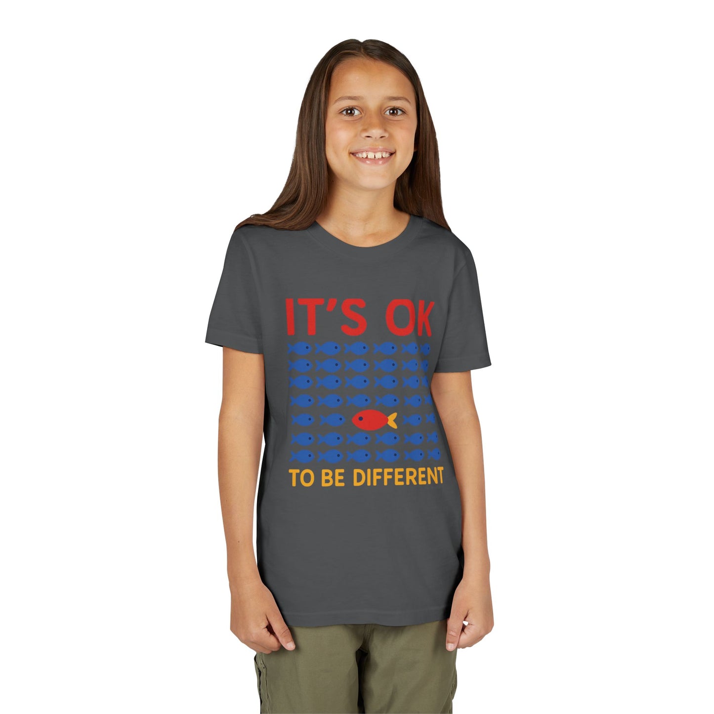 It's OK To Be Different Fishy Friends Kids T-Shirt