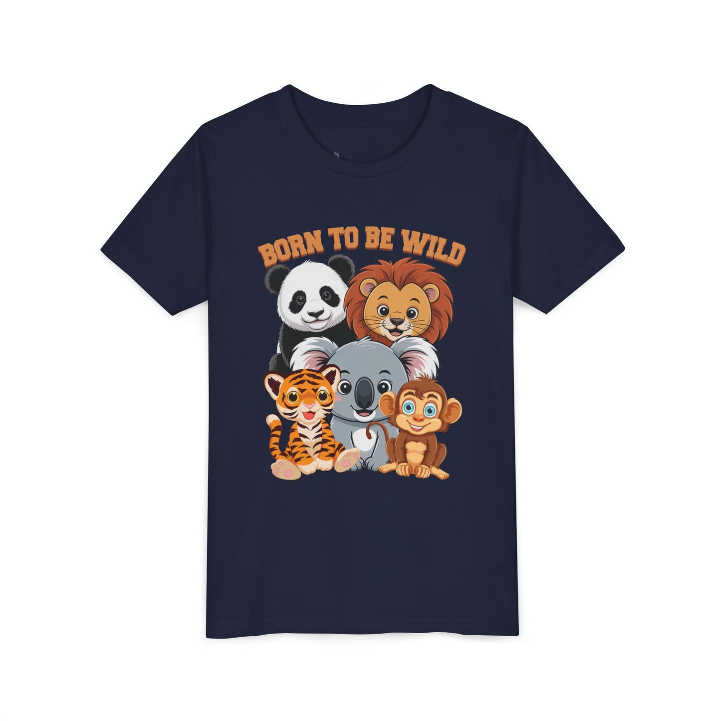 Born to Be Wild Animal Friends Kids T-Shirt