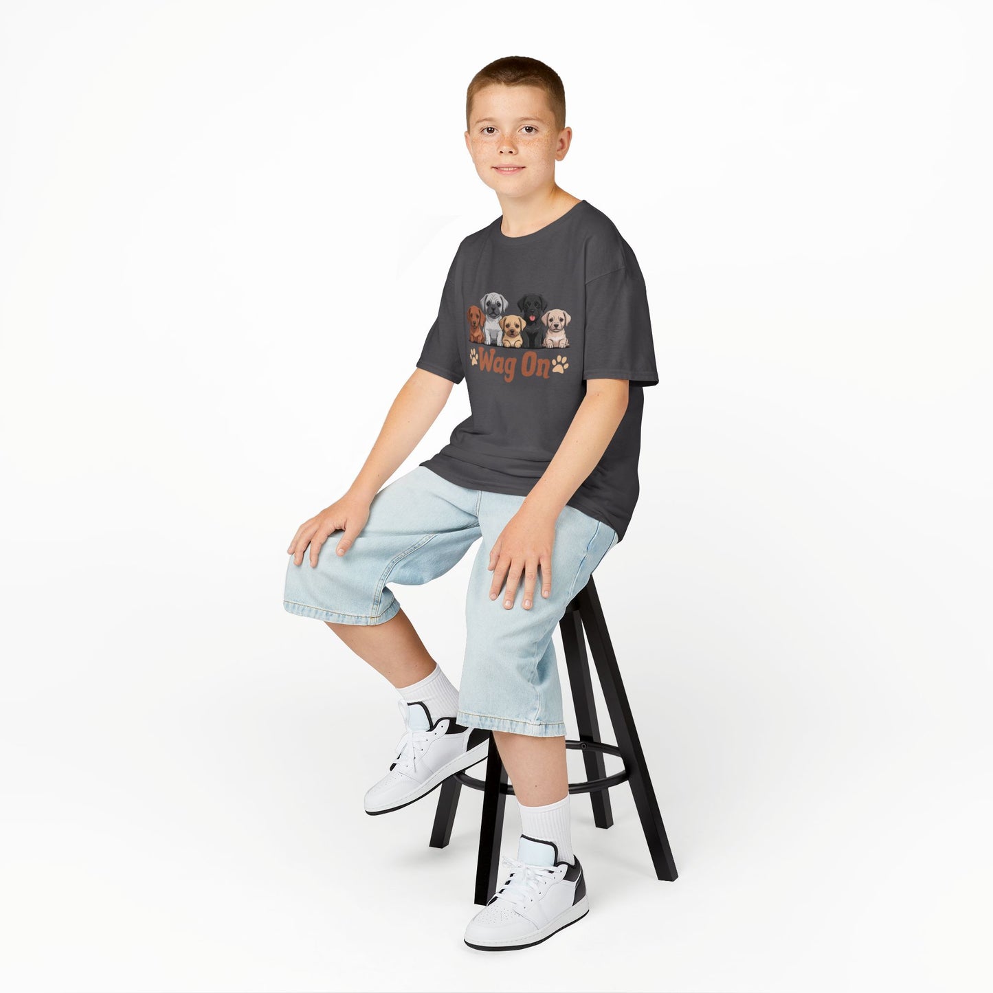 Kids' Wag On Furry Puppies T-Shirt