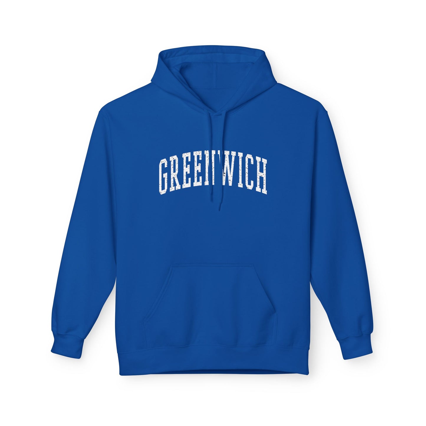 Greenwich, CT Fleece Hoodie - Unisex Sweatshirt for Casual Comfort