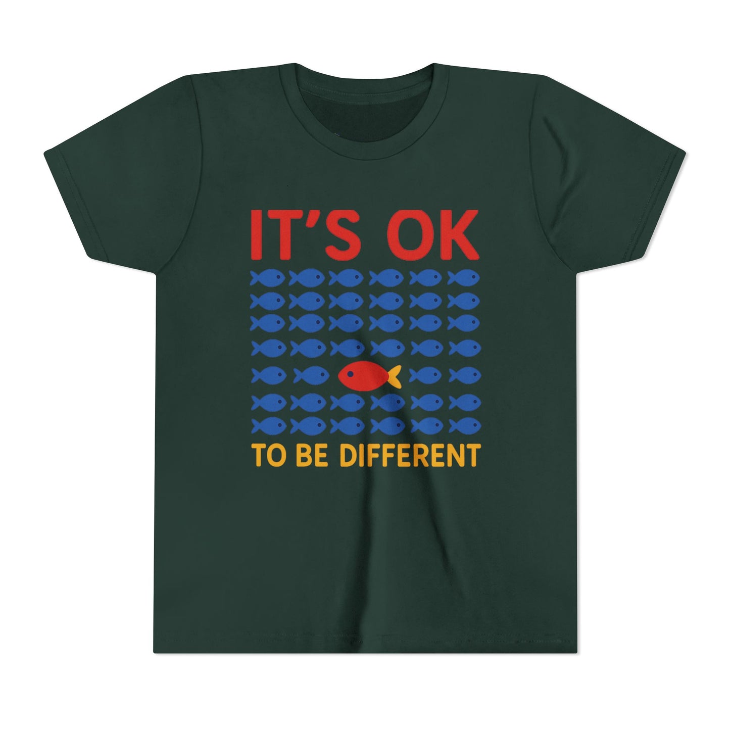 It's OK To Be Different Fishy Friends Kids T-Shirt