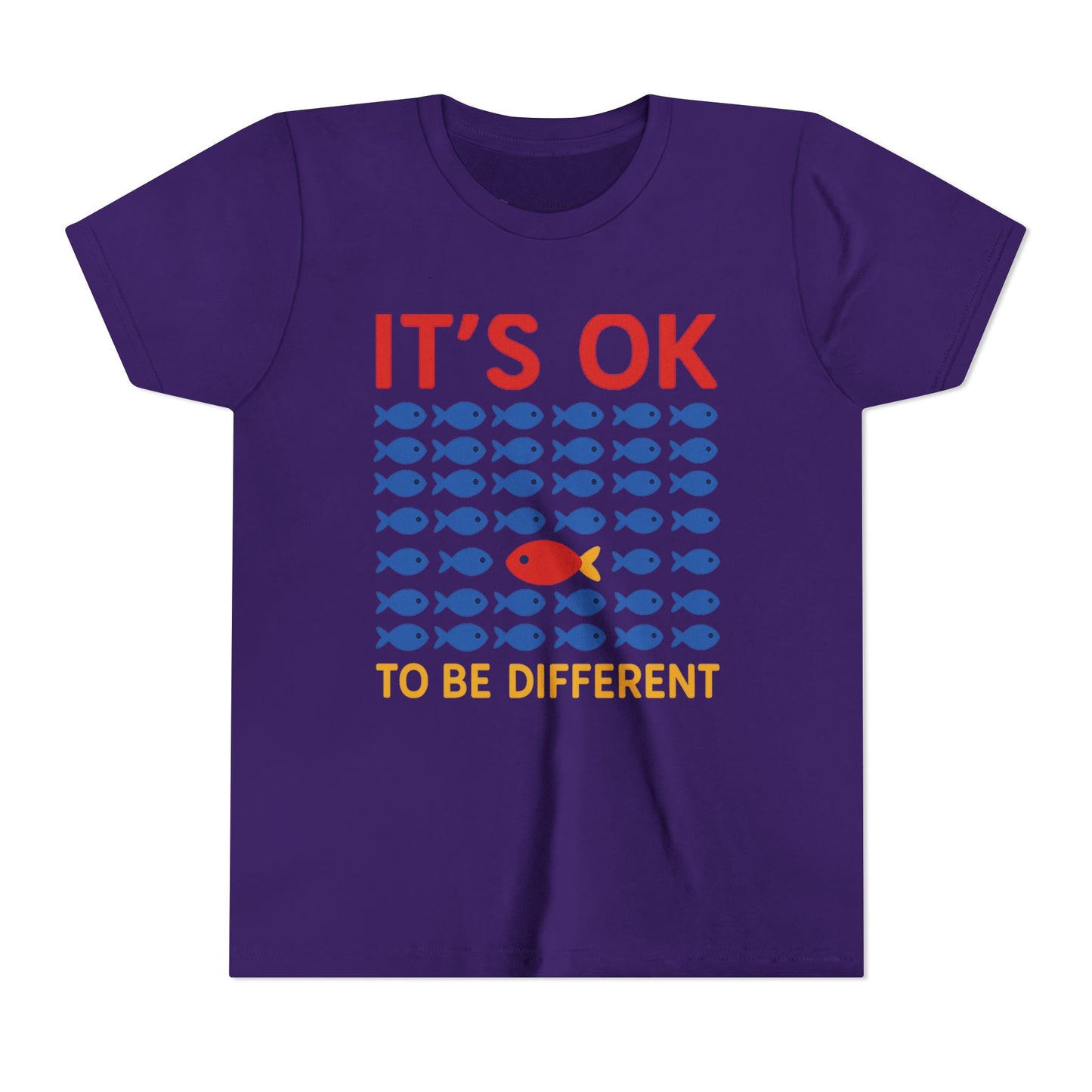 It's OK To Be Different Fishy Friends Kids T-Shirt