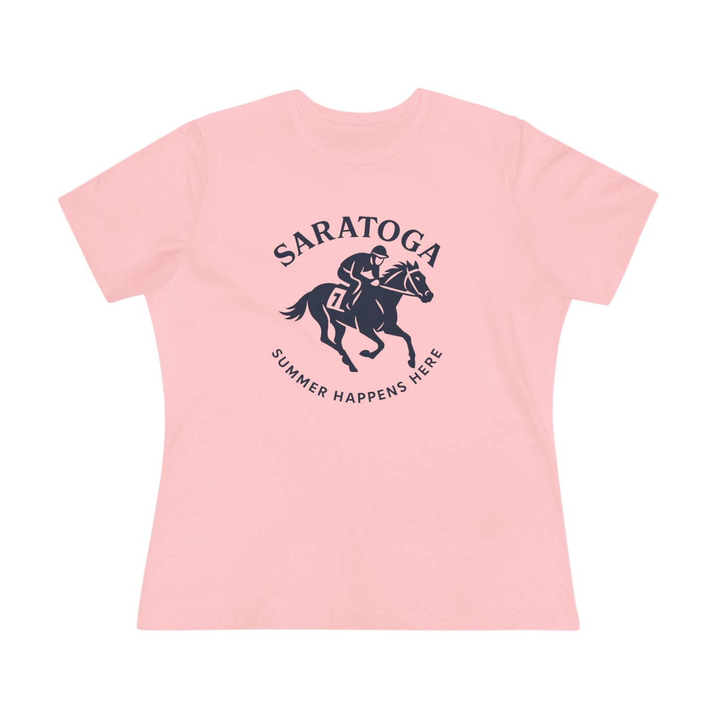 Women's Saratoga Summer Happens Here Semi-Relaxed T-Shirt