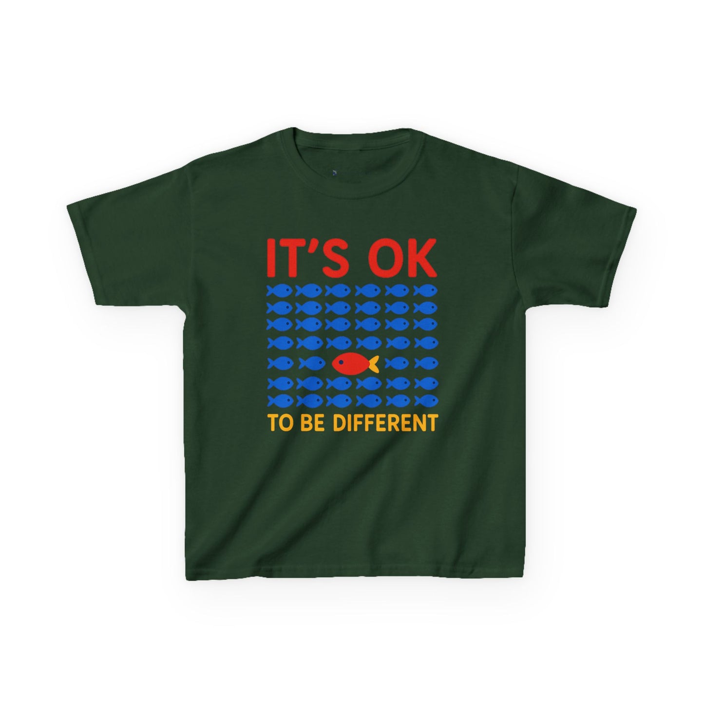 Kids' It's OK To Be Different Fishy Friends T-Shirt