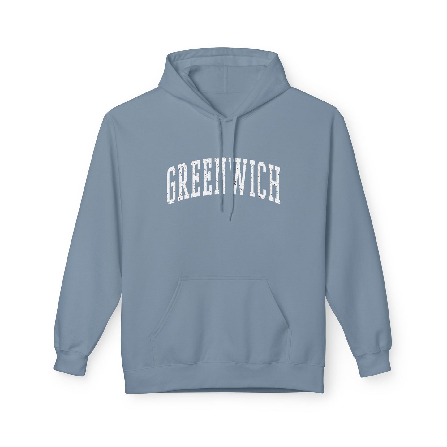 Greenwich, CT Fleece Hoodie - Unisex Sweatshirt for Casual Comfort