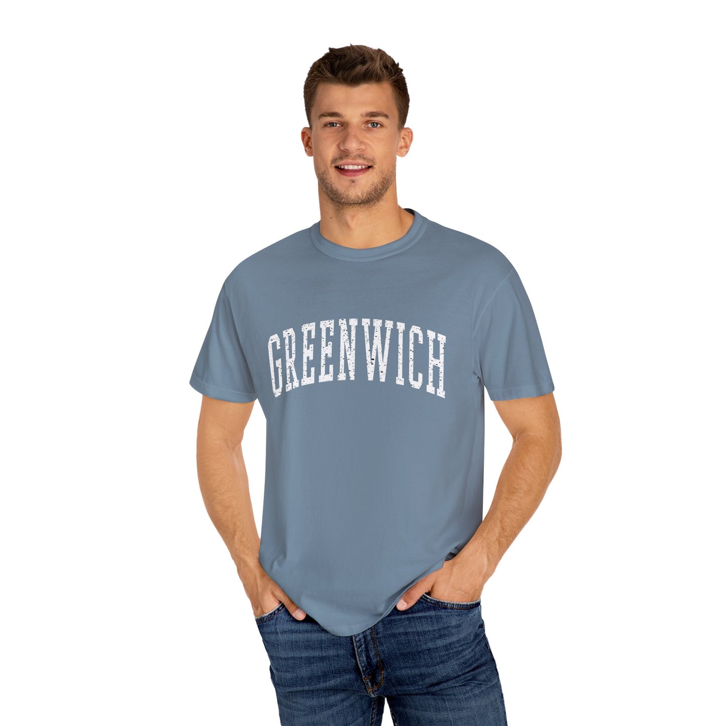 Greenwich CT Classic Block T-shirt