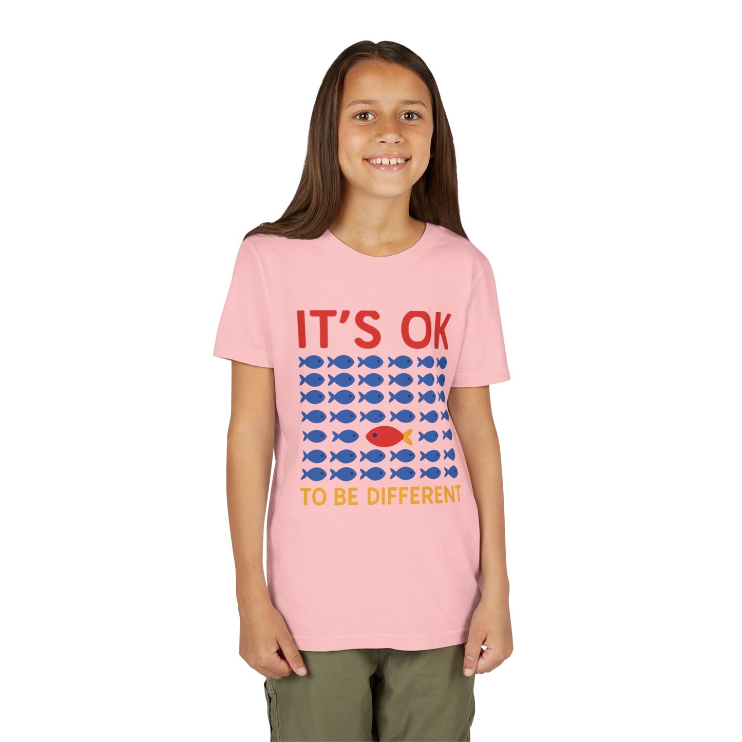 It's OK To Be Different Fishy Friends Kids T-Shirt
