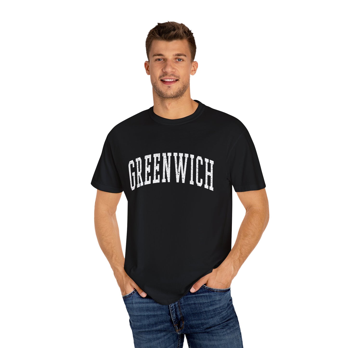 Greenwich CT Classic Block T-shirt