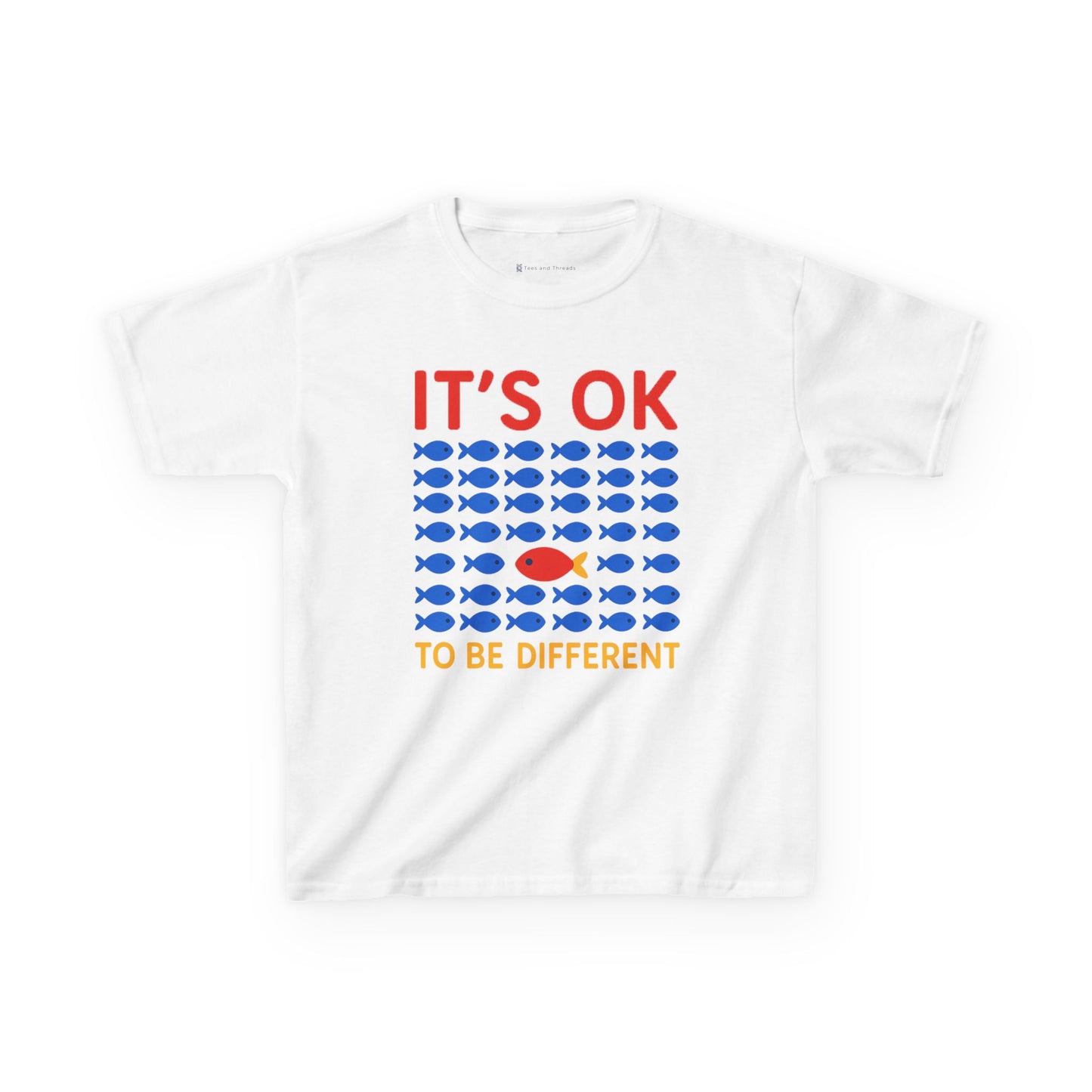 Kids' It's OK To Be Different Fishy Friends T-Shirt