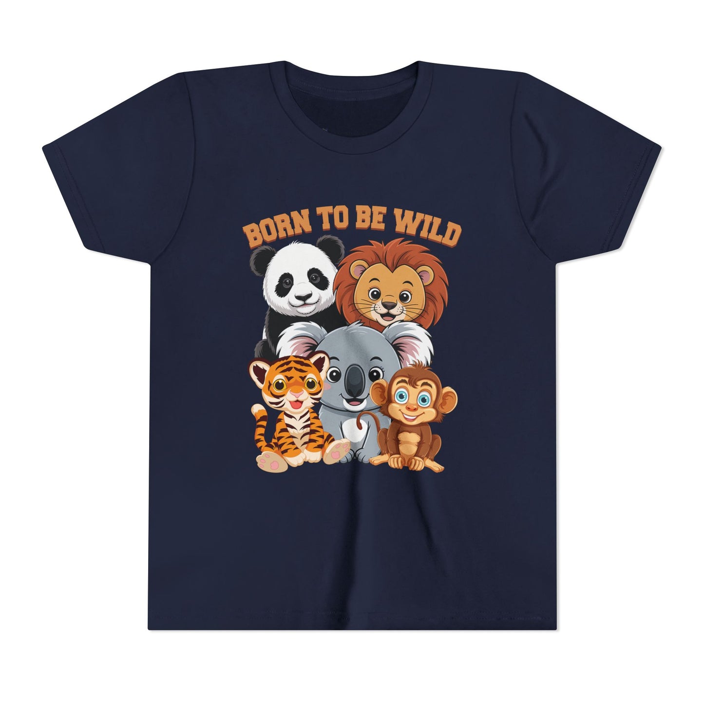 Born to Be Wild Animal Friends Kids T-Shirt