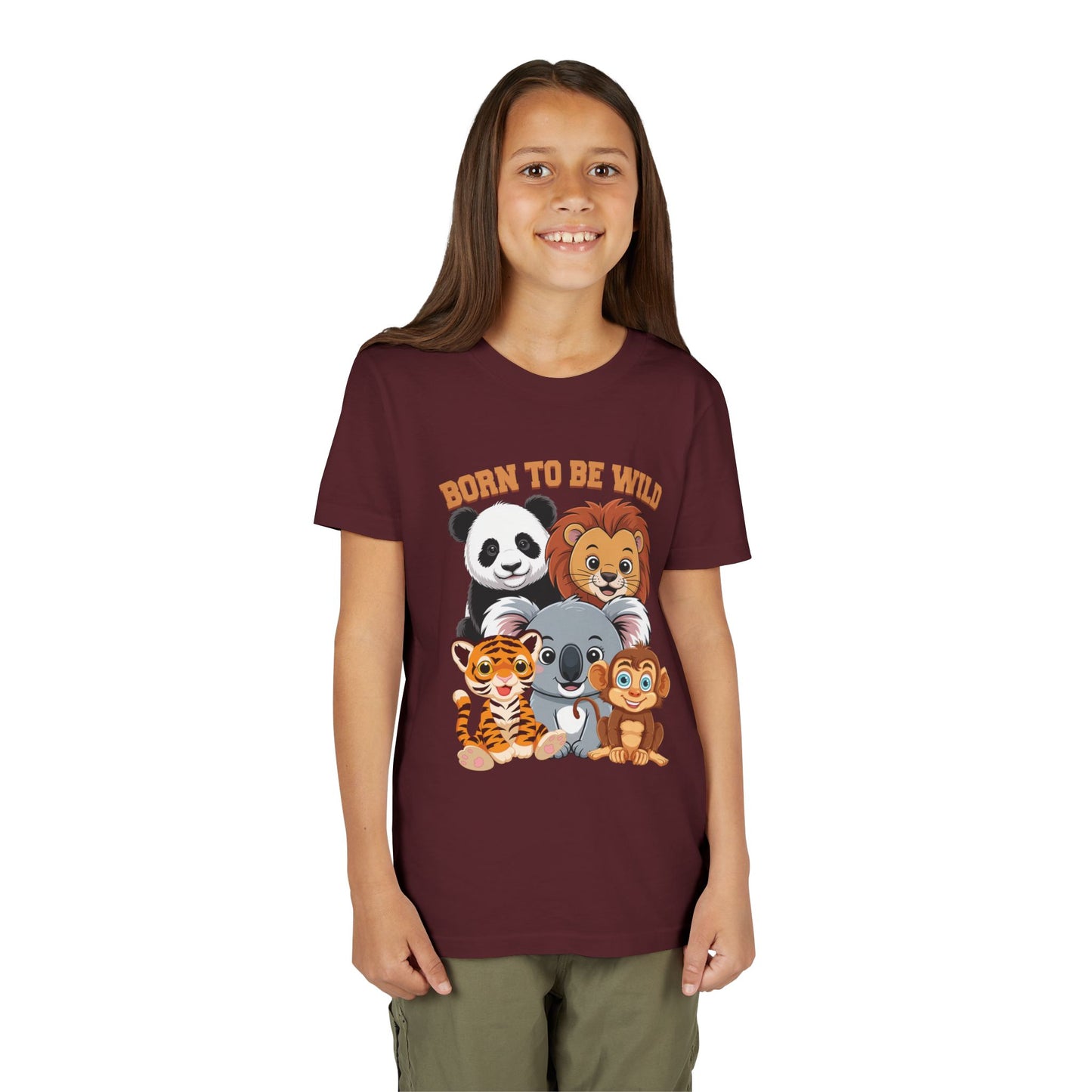 Born to Be Wild Animal Friends Kids T-Shirt