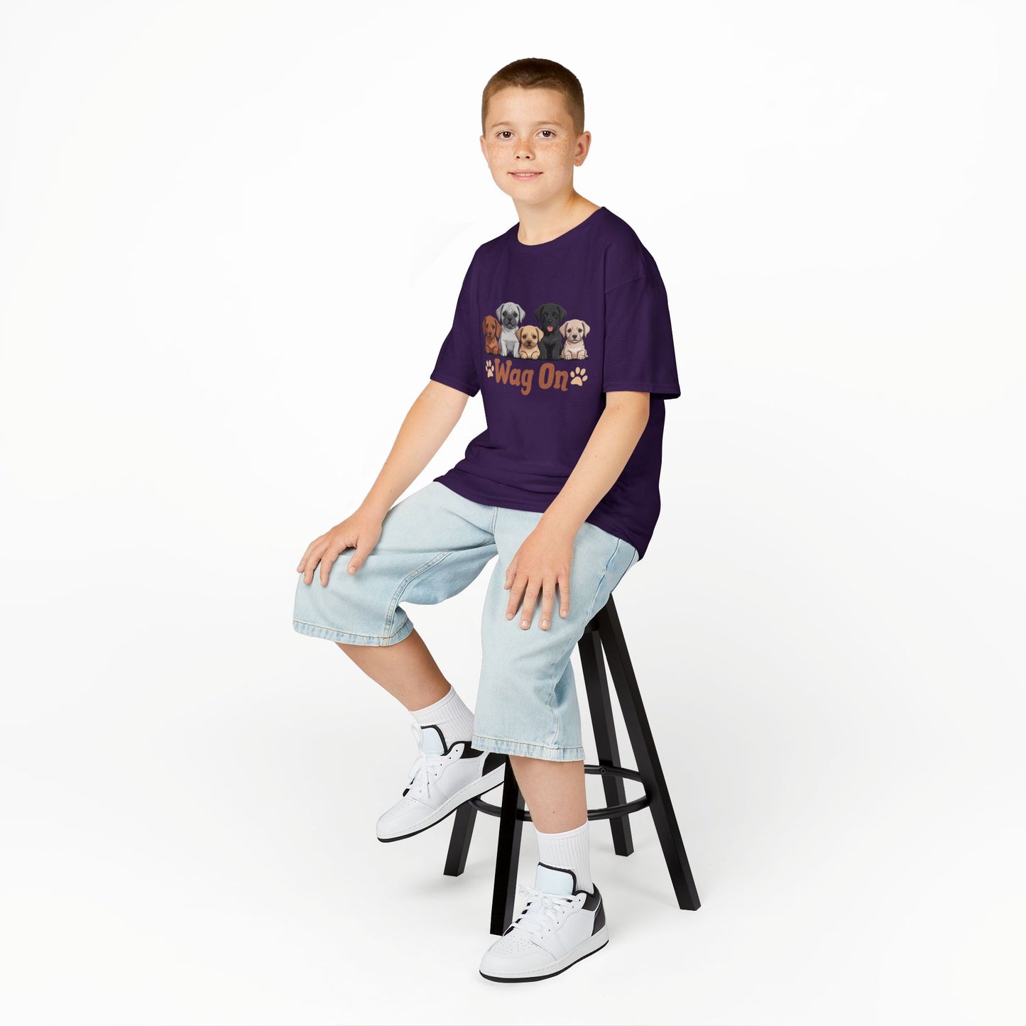 Kids' Wag On Furry Puppies T-Shirt