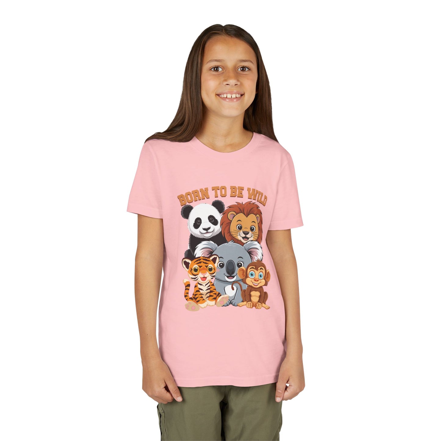 Born to Be Wild Animal Friends Kids T-Shirt