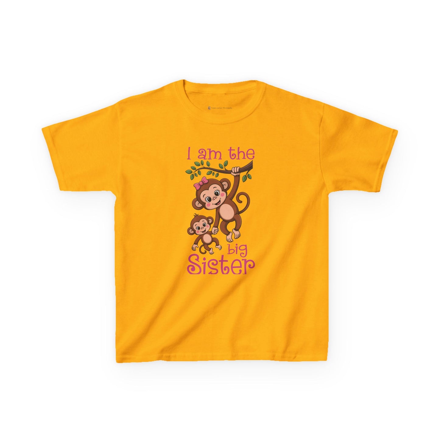 Kids' I Am The Big Sister T-Shirt