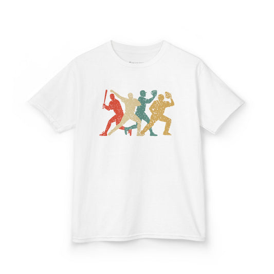 Kids' Baseball Shadows T-Shirt - 13 colors