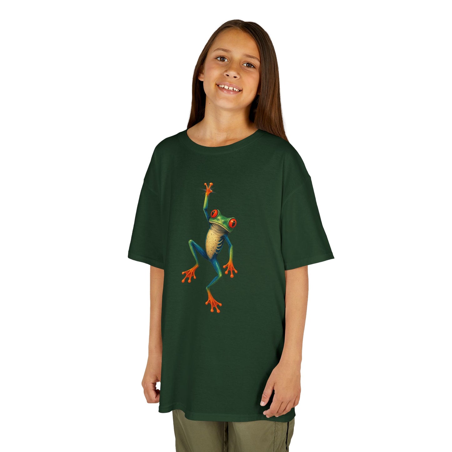 Kids' Hang On Froggy T-shirt - 14 colors