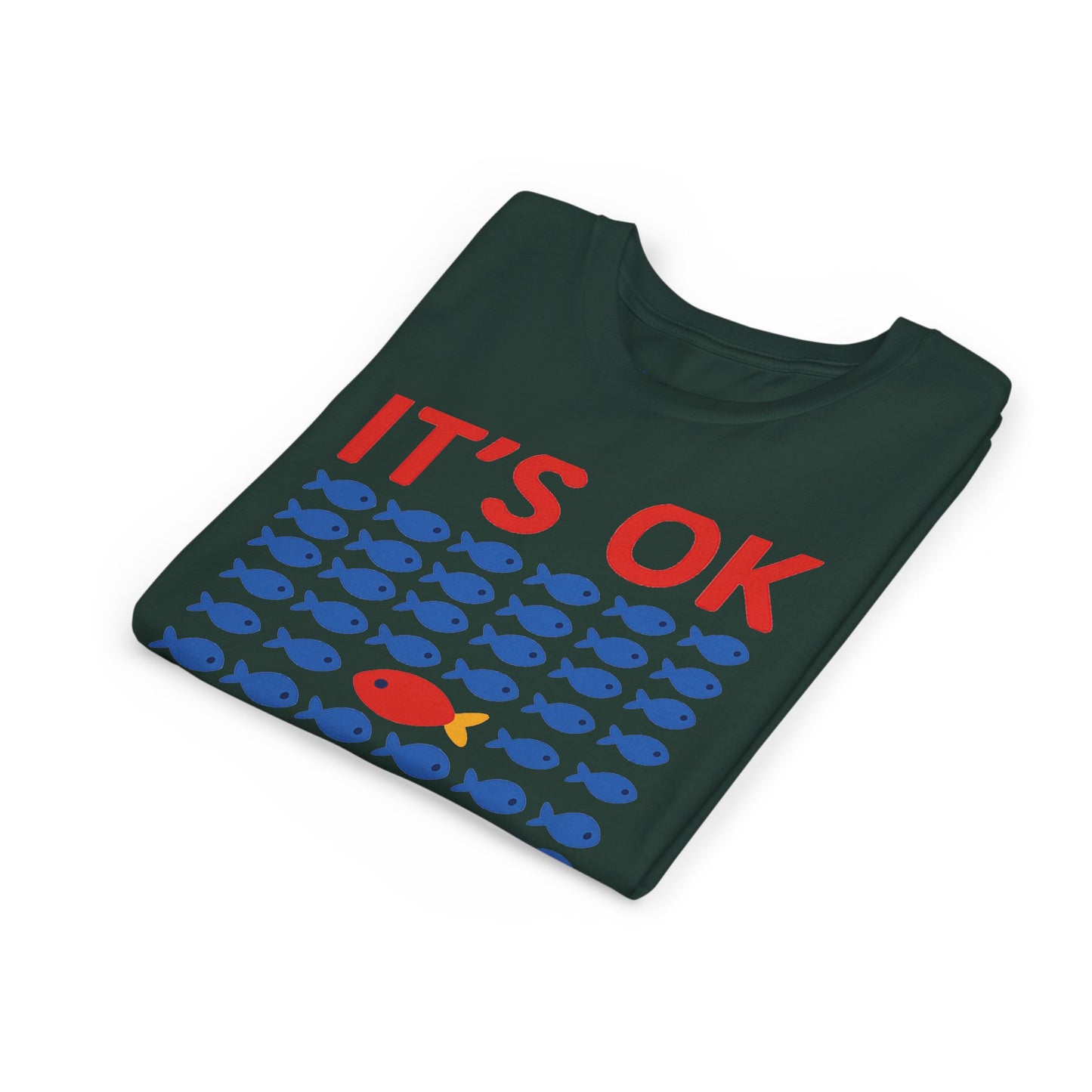 It's OK To Be Different Fishy Friends Kids T-Shirt