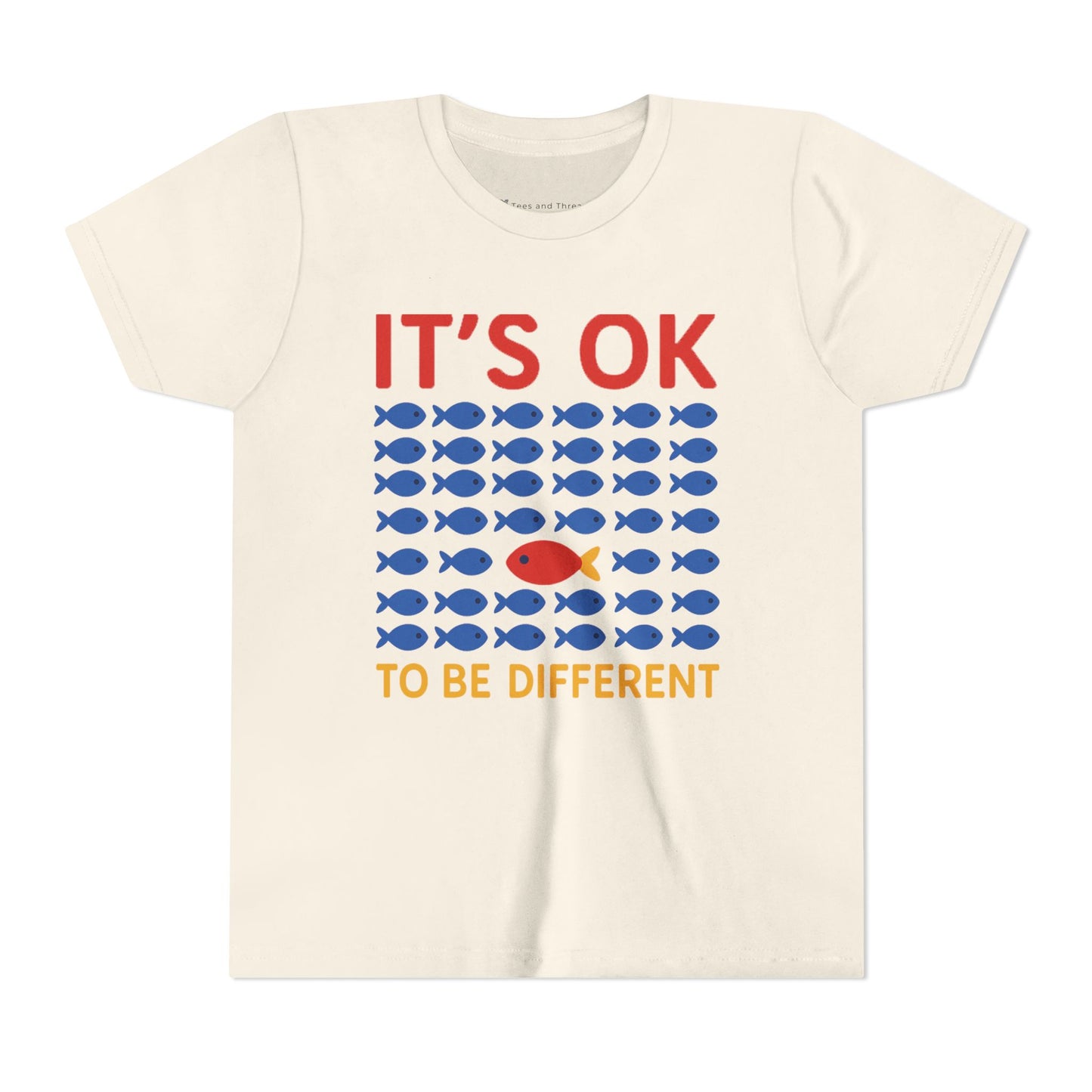 It's OK To Be Different Fishy Friends Kids T-Shirt