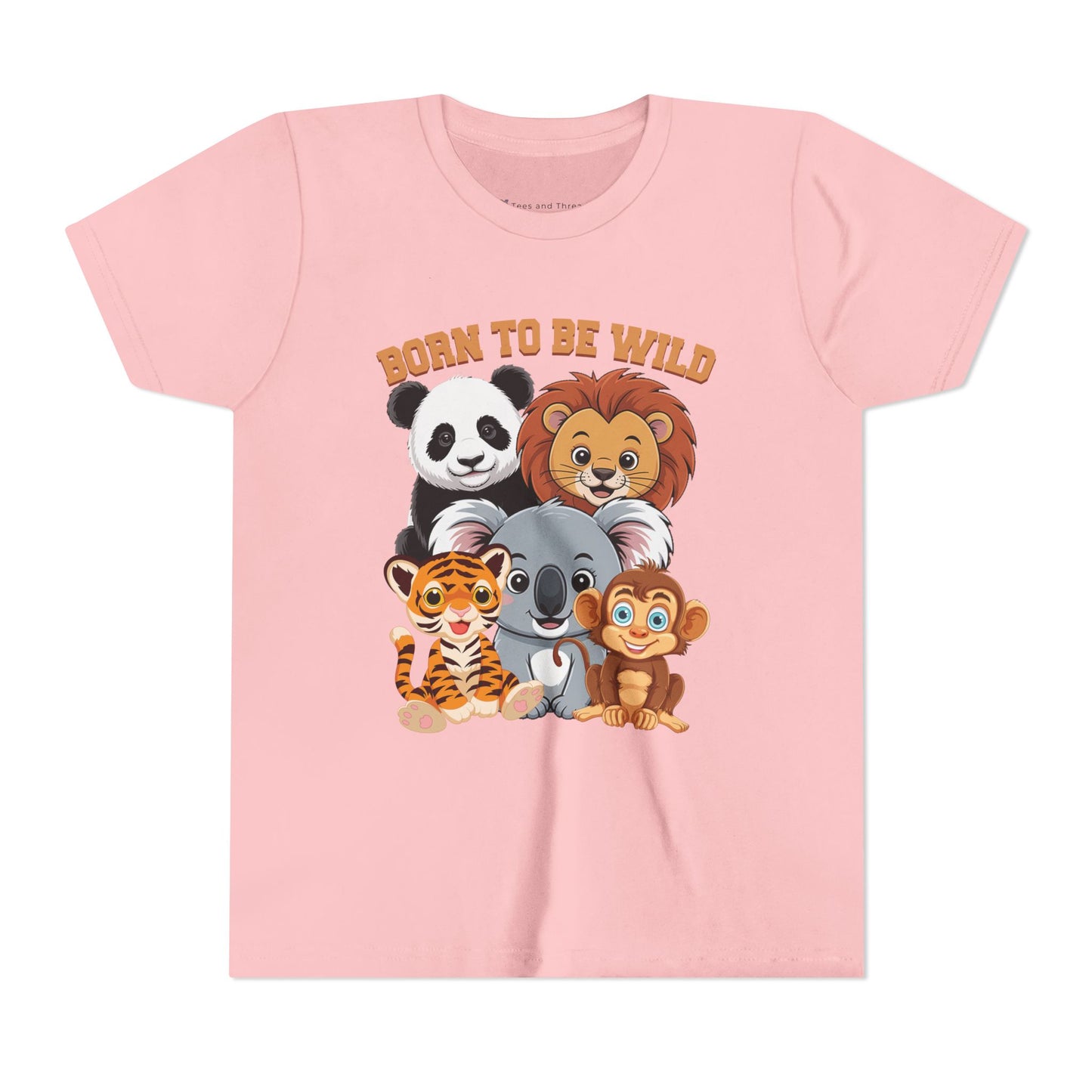 Born to Be Wild Animal Friends Kids T-Shirt