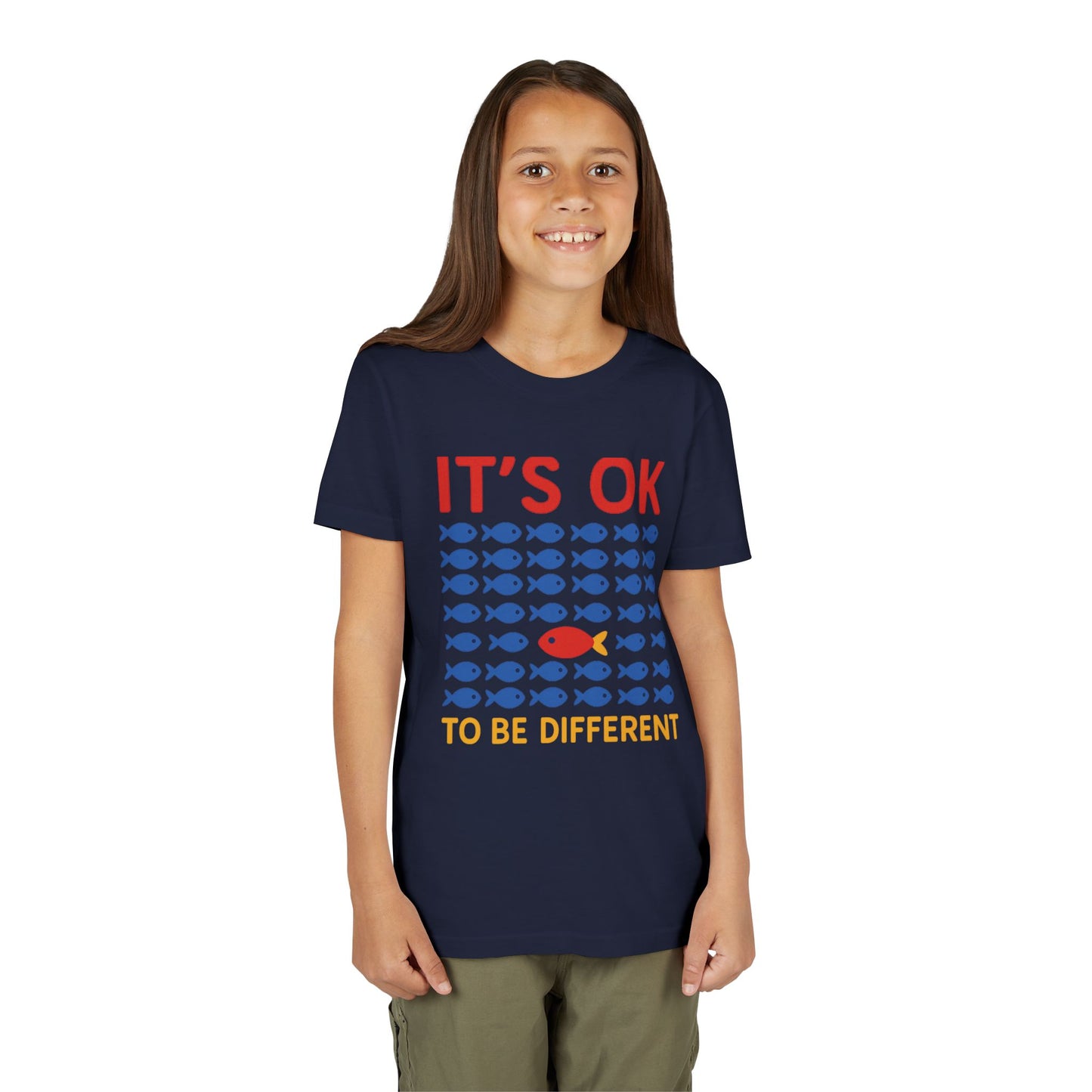 It's OK To Be Different Fishy Friends Kids T-Shirt