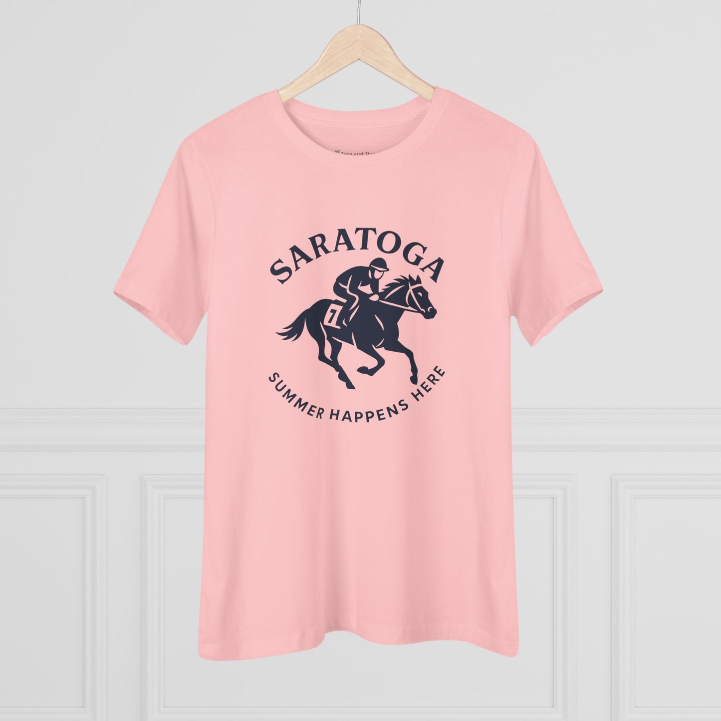 Women's Saratoga Summer Happens Here Semi-Relaxed T-Shirt