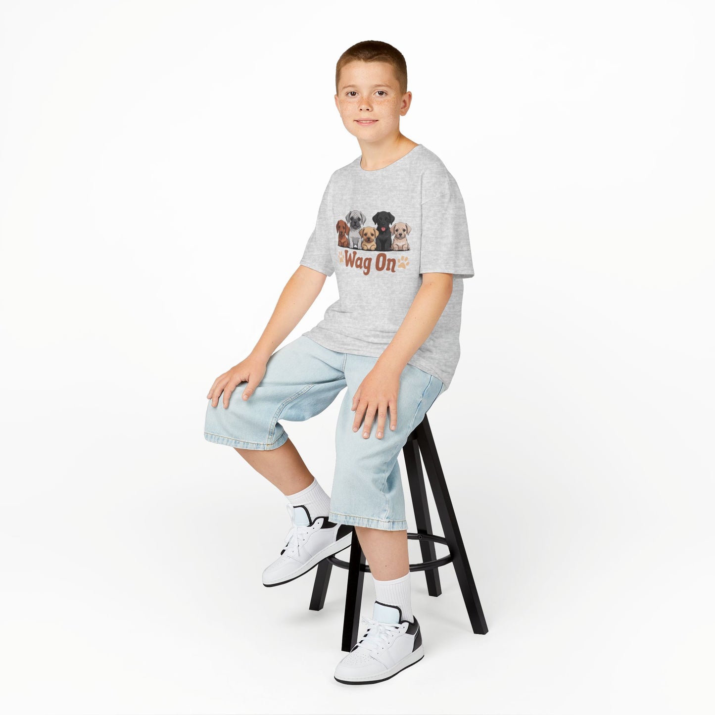 Kids' Wag On Furry Puppies T-Shirt