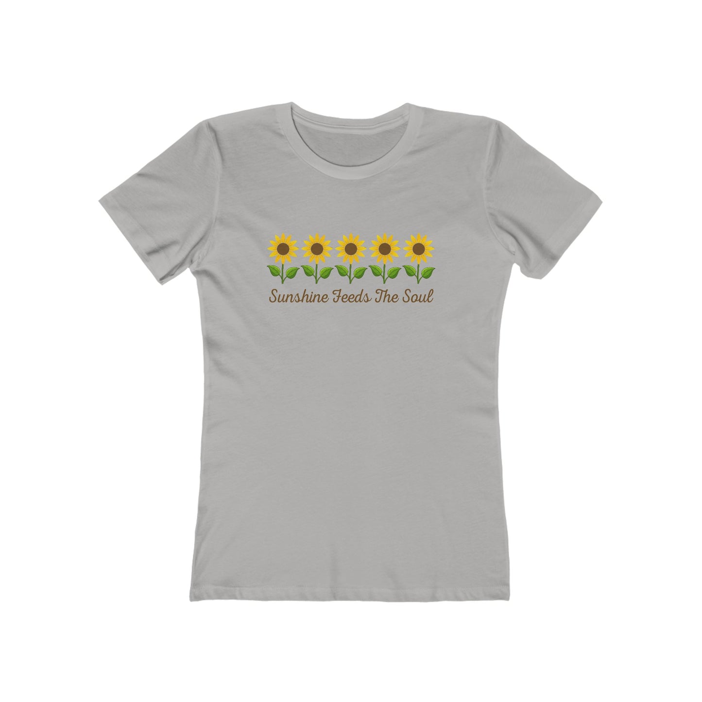 Women's Sunshine Feeds the Soul Flower T-Shirt - 8 colors