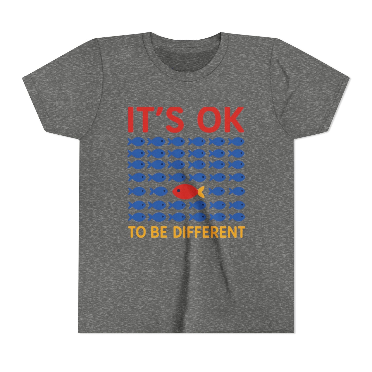It's OK To Be Different Fishy Friends Kids T-Shirt