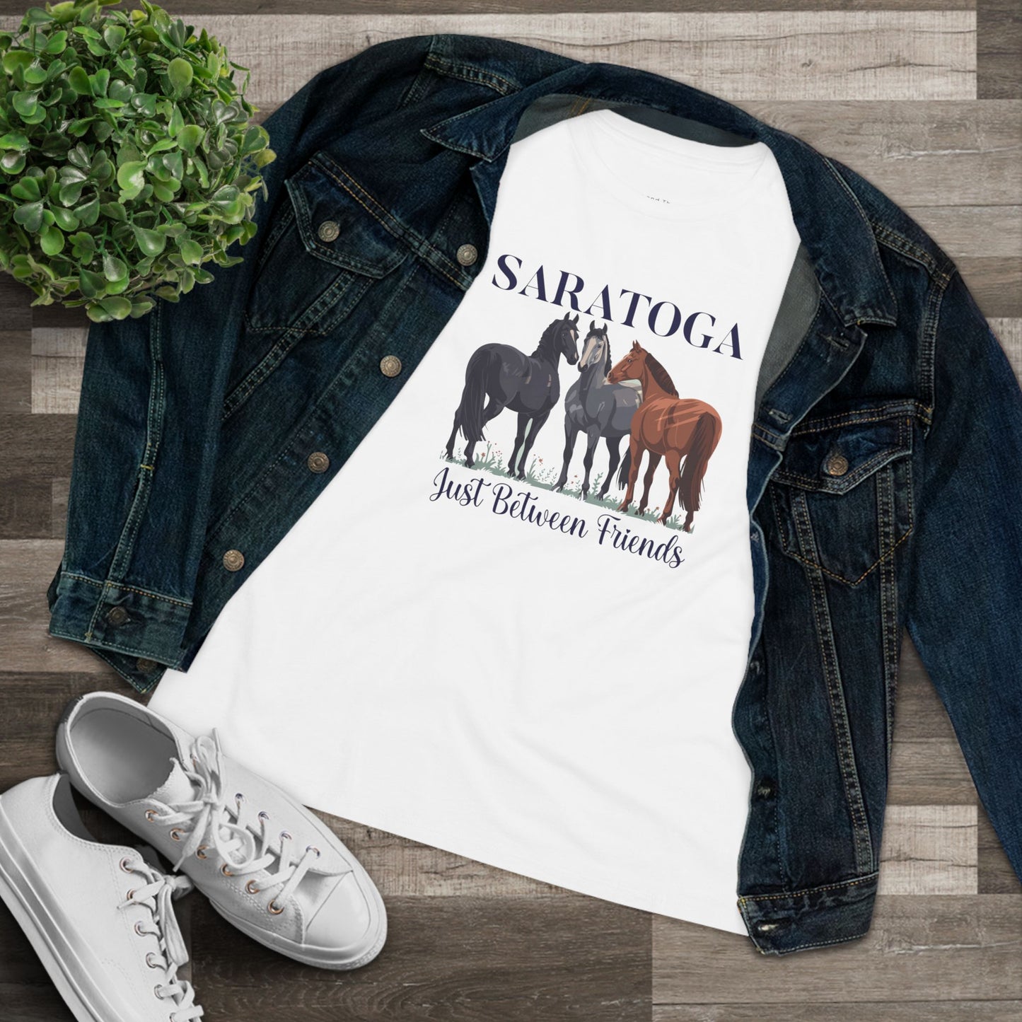 Saratoga Between Friends Women's Semi-Relaxed T-Shirt