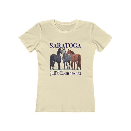 Women's Saratoga Between Friends Horse T-Shirt - 5 colors