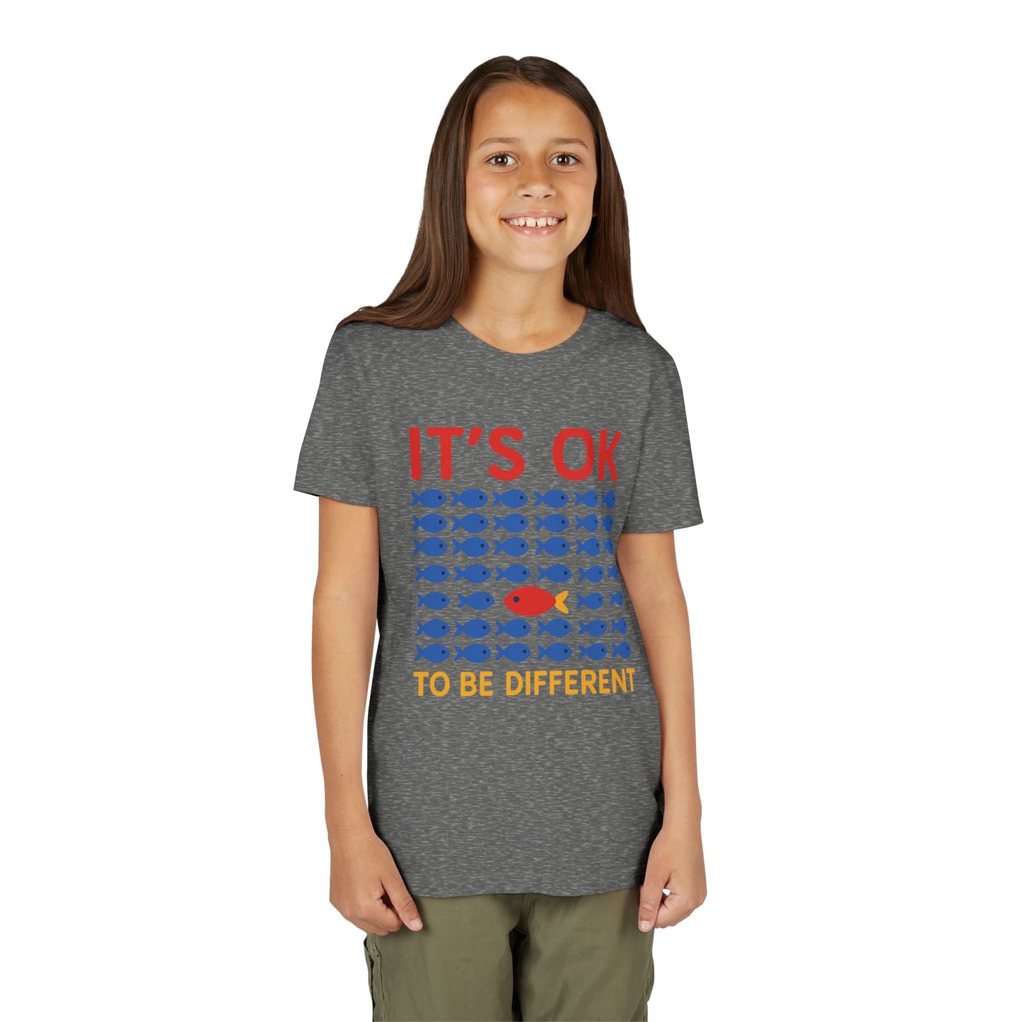It's OK To Be Different Fishy Friends Kids T-Shirt