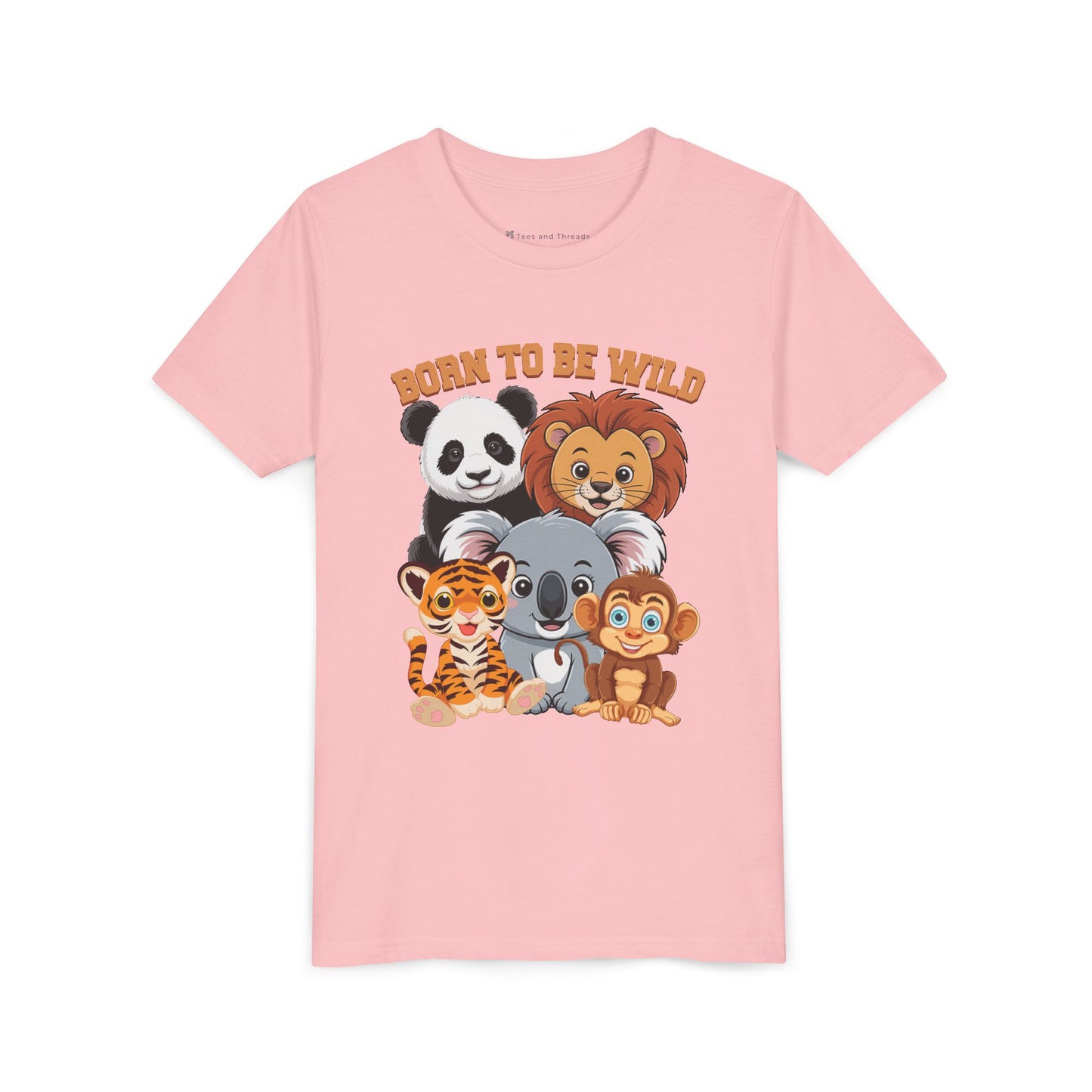 Born to Be Wild Animal Friends Kids T-Shirt