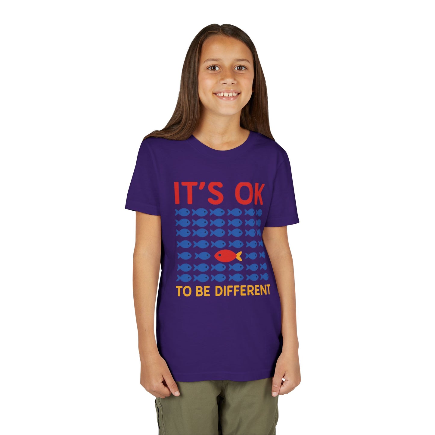 It's OK To Be Different Fishy Friends Kids T-Shirt