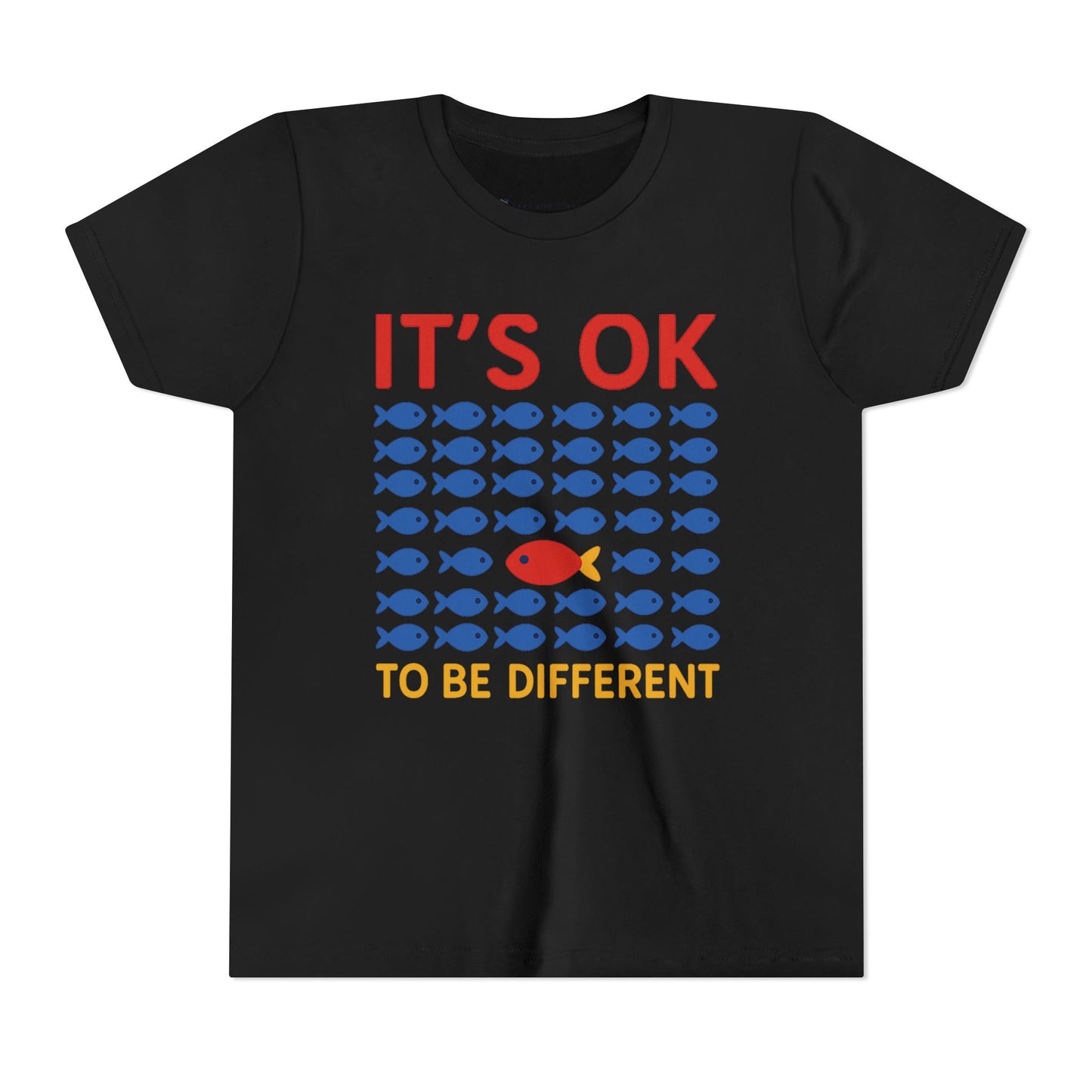 It's OK To Be Different Fishy Friends Kids T-Shirt