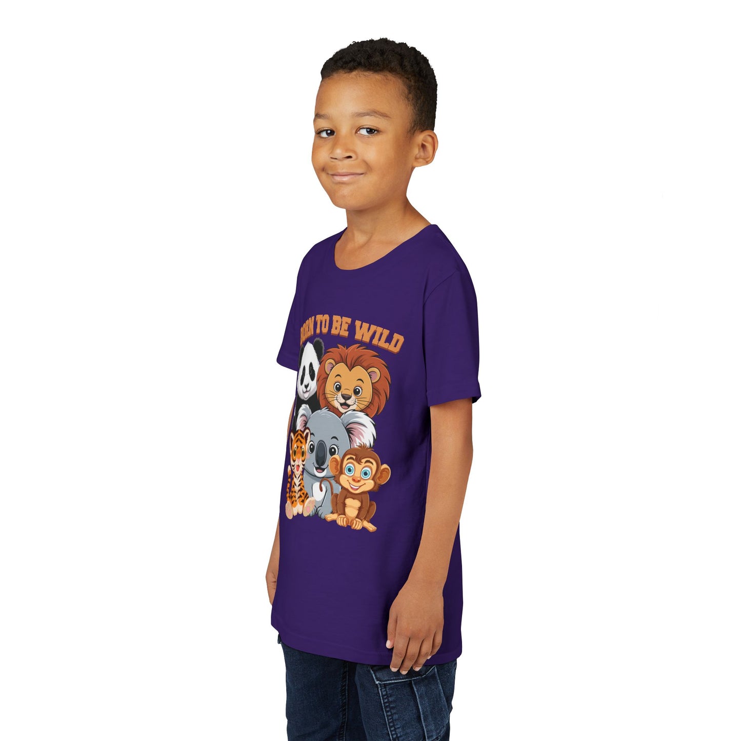 Born to Be Wild Animal Friends Kids T-Shirt