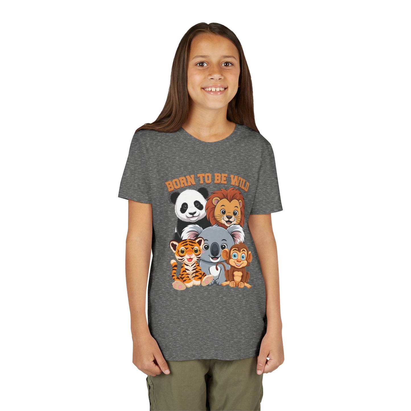 Born to Be Wild Animal Friends Kids T-Shirt