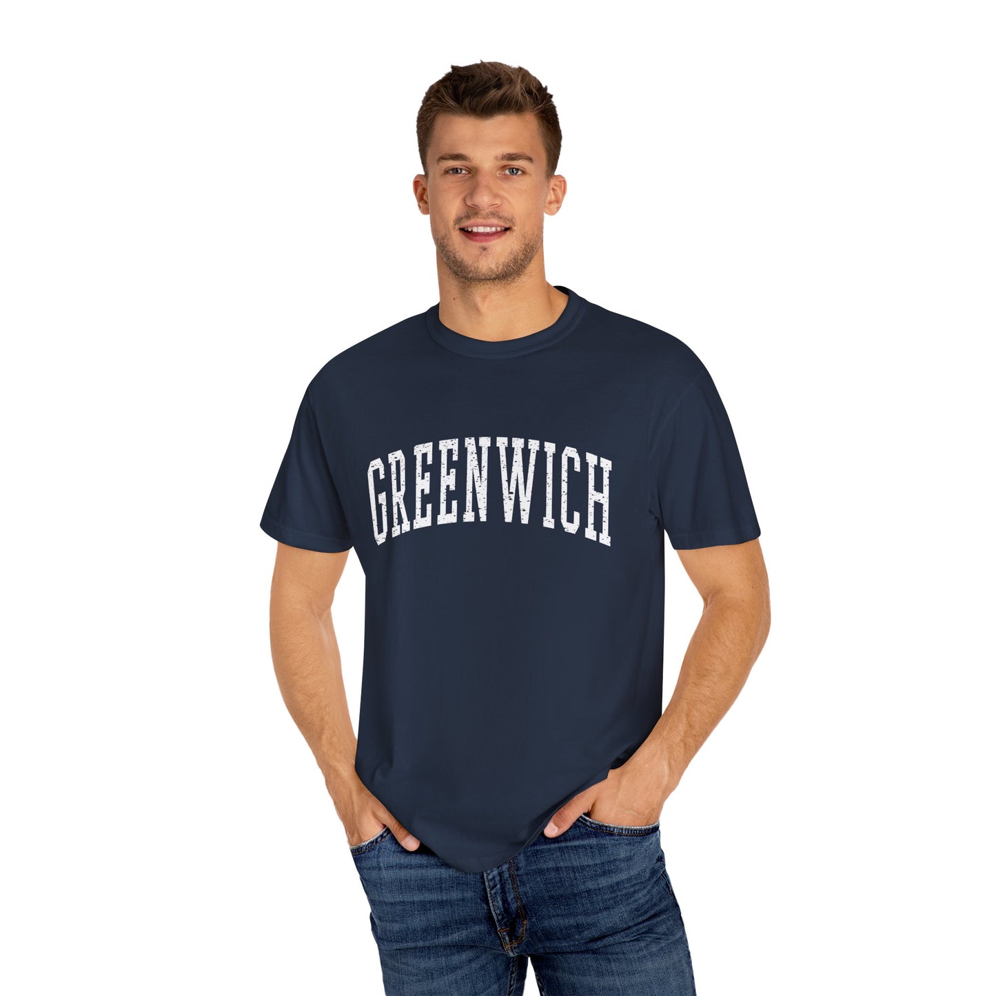 Greenwich CT Classic Block T-shirt