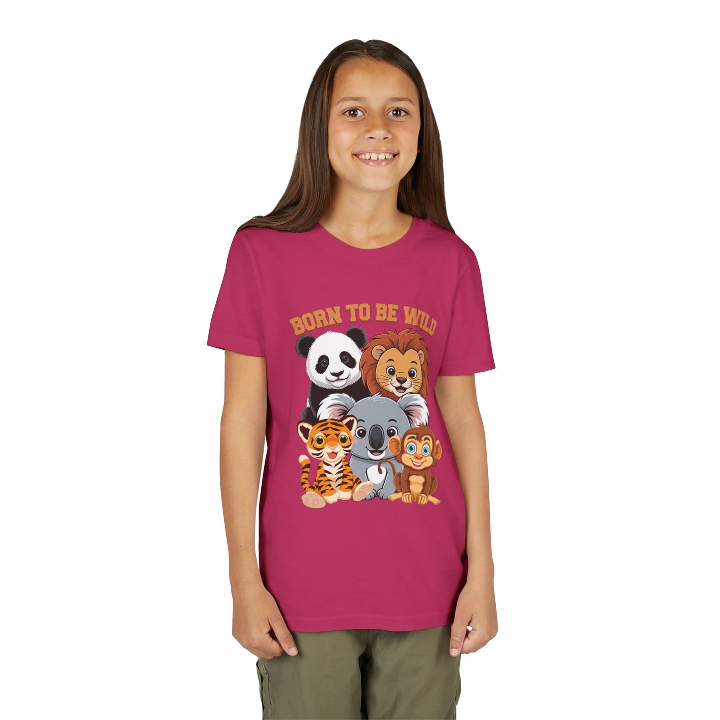 Born to Be Wild Animal Friends Kids T-Shirt