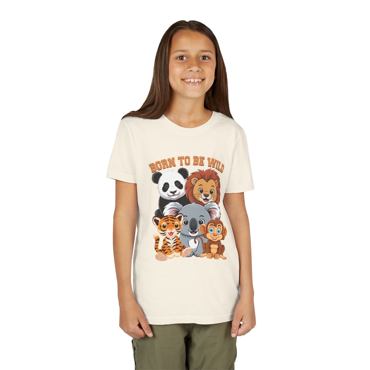 Born to Be Wild Animal Friends Kids T-Shirt
