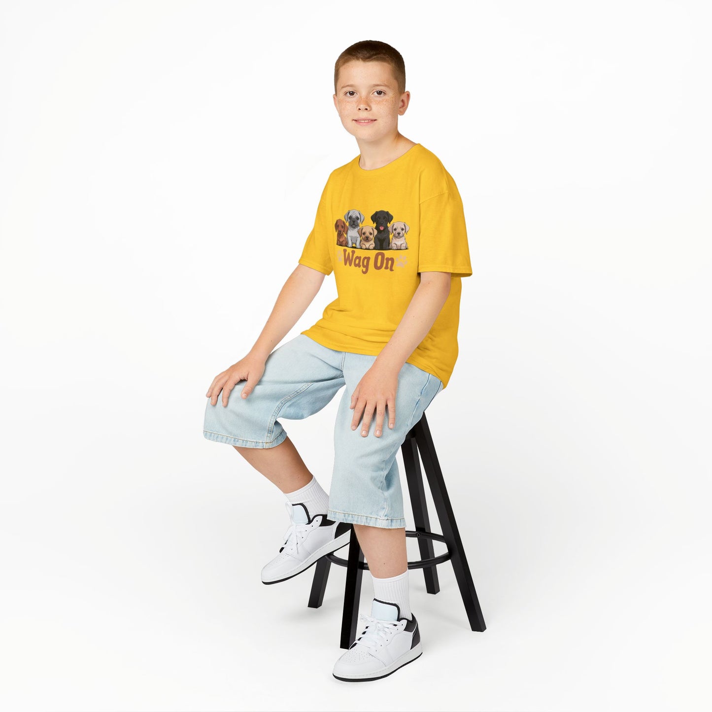 Kids' Wag On Furry Puppies T-Shirt