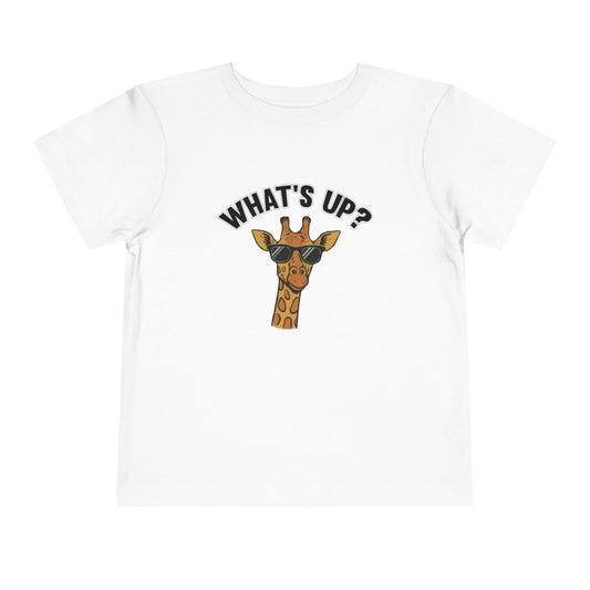What's Up Cute Giraffe Toddler Tee - 6 colors