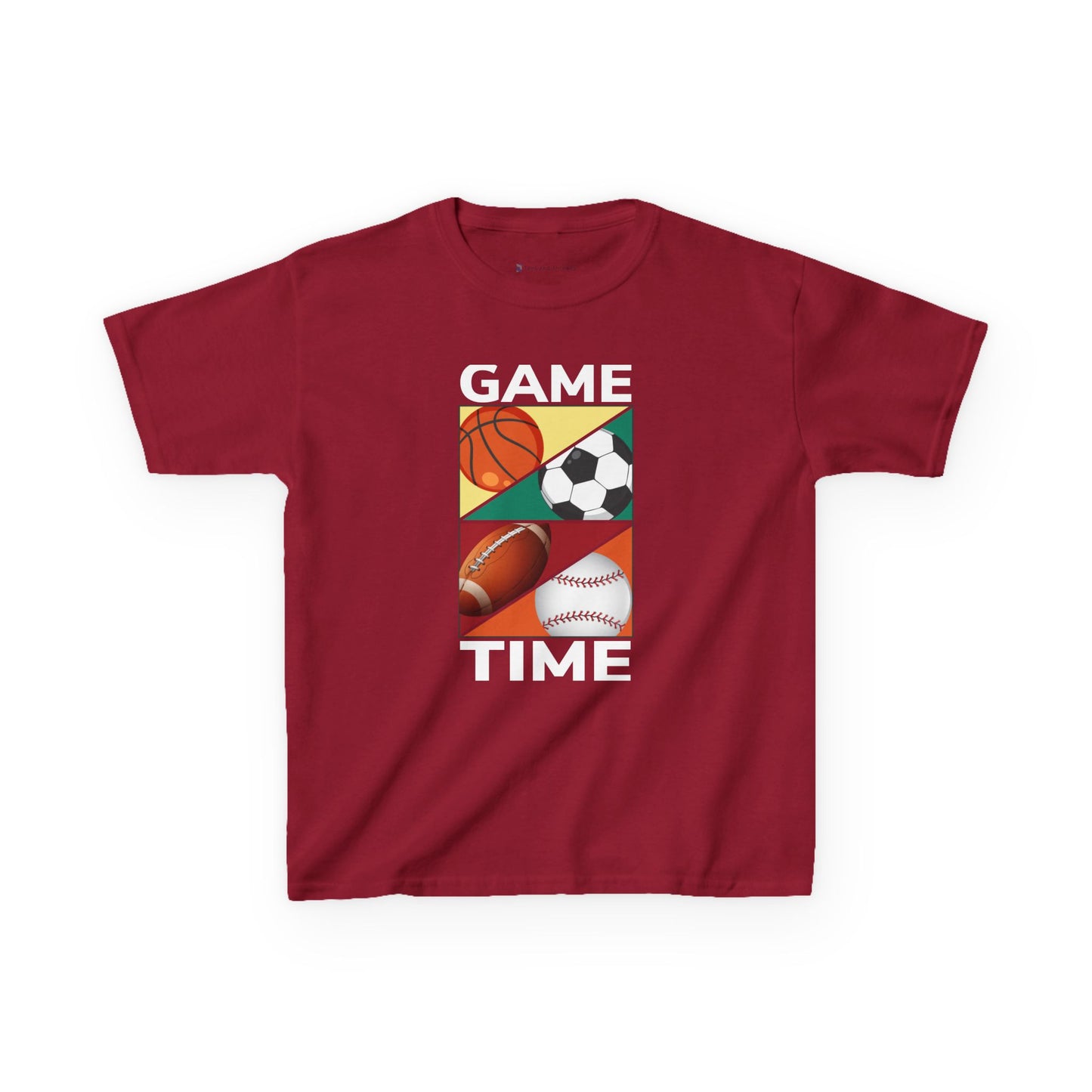 Kids' Sports Game Time T-Shirt - 16 colors